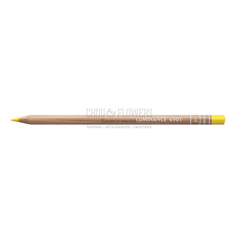 crayon Luminance jaune de cadmium de Caran d'Ache pour vos