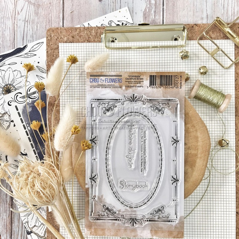 TAMPON CLEAR COUVERTURE DE LIVRE