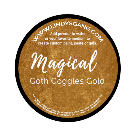 POUDRE MAGICAL JAR GOTH GOGGLE GOLD