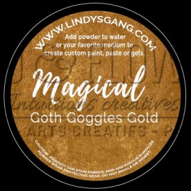 POUDRE MAGICAL JAR GOTH GOGGLE GOLD