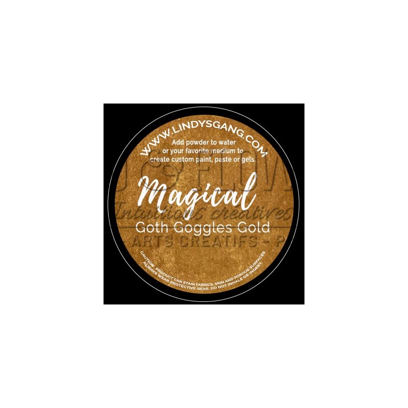 POUDRE MAGICAL JAR GOTH GOGGLE GOLD