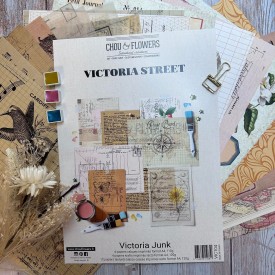 SET DE 18 PAPIERS VICTORIA JUNK