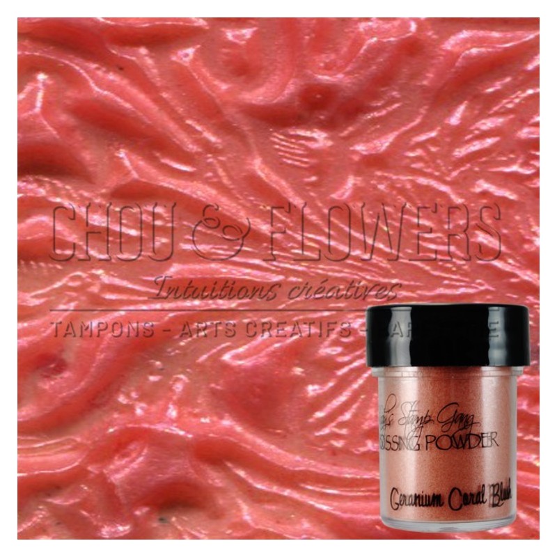 POUDRE A EMBOSSER GERANIUM CORAL BLUSH