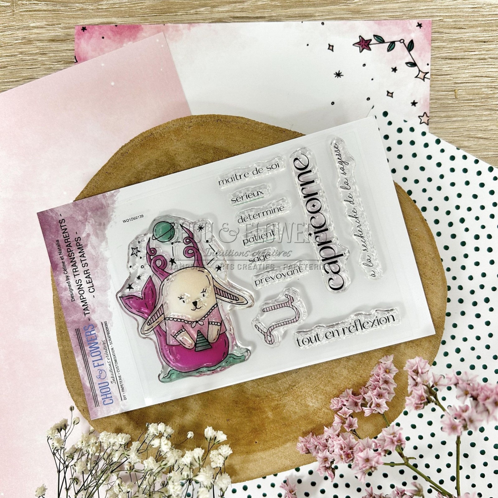 Cachet De Cire Du Zodiaque Capricorne - 30 Mm, Laiton, Avec Poignée - Pour Invitations, Scrapbooking, Décoration