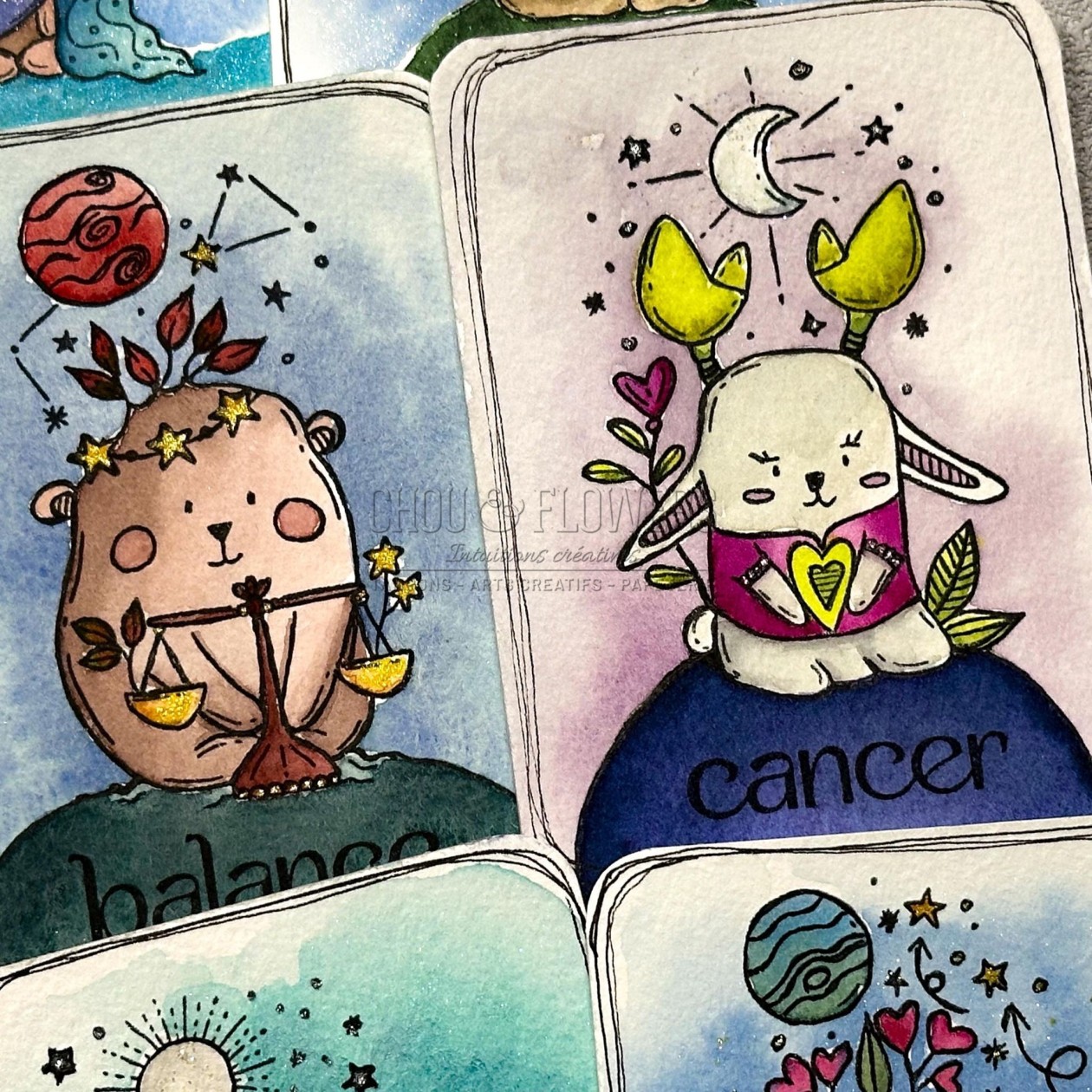 Tableau Personnalisé Signe Astrologique Boho Cancer