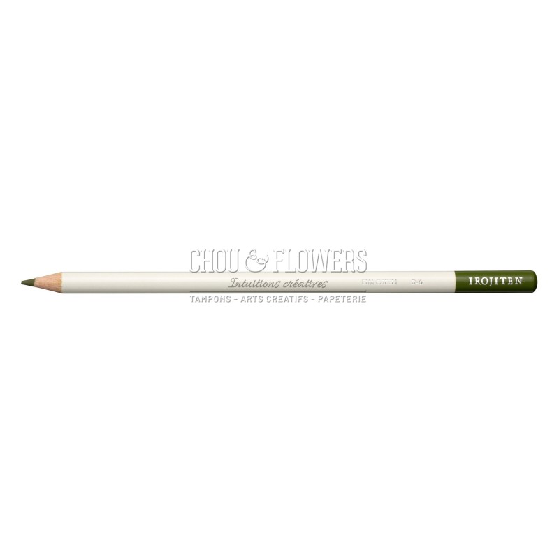 CRAYON DE COULEUR IROJITEN, ELM GREEN