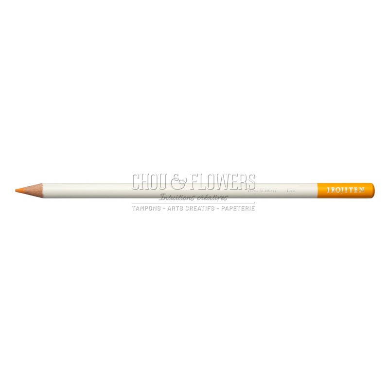 CRAYON DE COULEUR IROJITEN, YOLK YELLOW