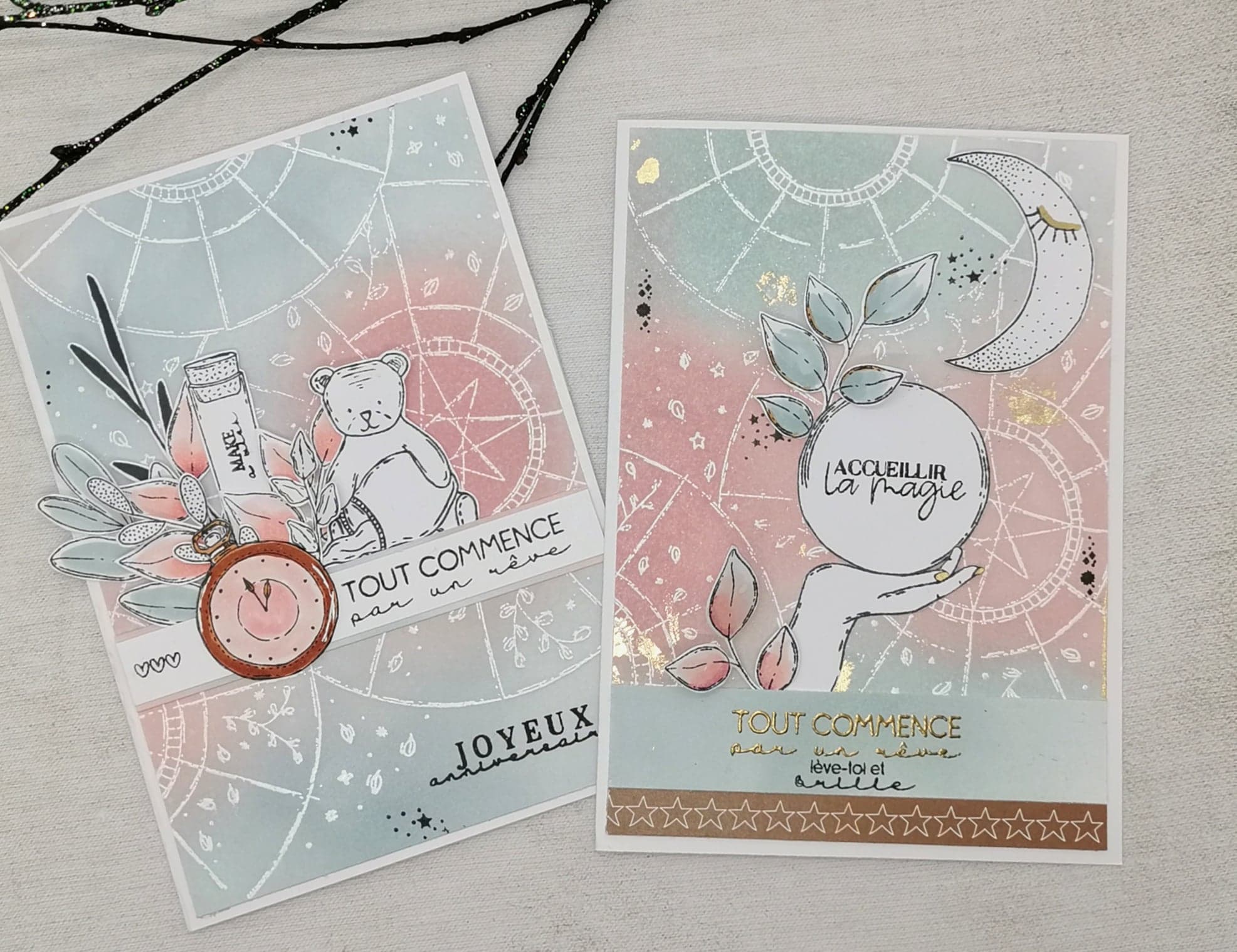 Poudre Blanche Sur La Lune 4 Lettres Dans la Lune, Inspiration avec la DT #1 - Chou & Flowers