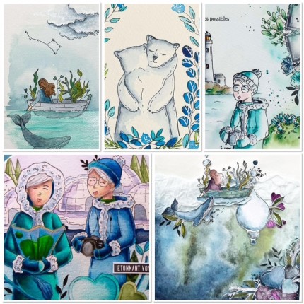 Chou and Flowers - Inspirations créatives autour de la Capsule "Coeur Givré"