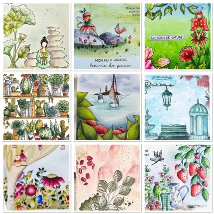 Chou and Flowers - Défi So Chou "c'est l'histoire d'un jardin"