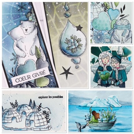 Chou and Flowers - Zoom créatif en "coeur givré"