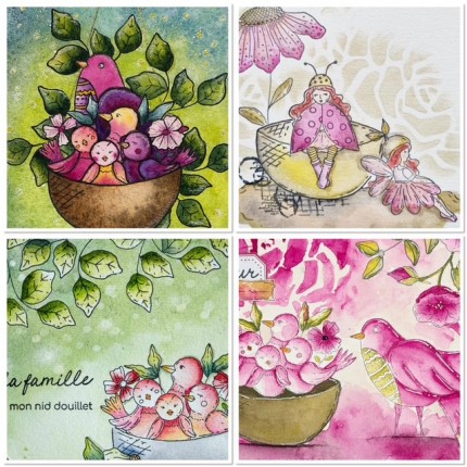 Chou and Flowers - Petit nid douillet, zoom sur la mini collection ECLOSION