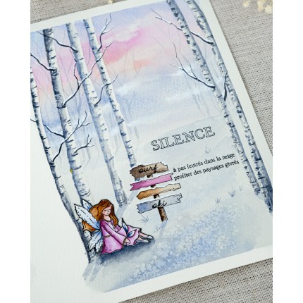 Chou and Flowers - TUTO, pas  à pas "tronc d'arbre" avec FLO_SCRAPE