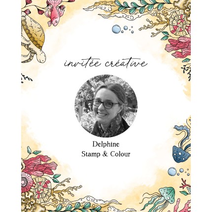 Chou and Flowers - Bienvenue dans l'équipe DT...Delphine Stamp&Colour